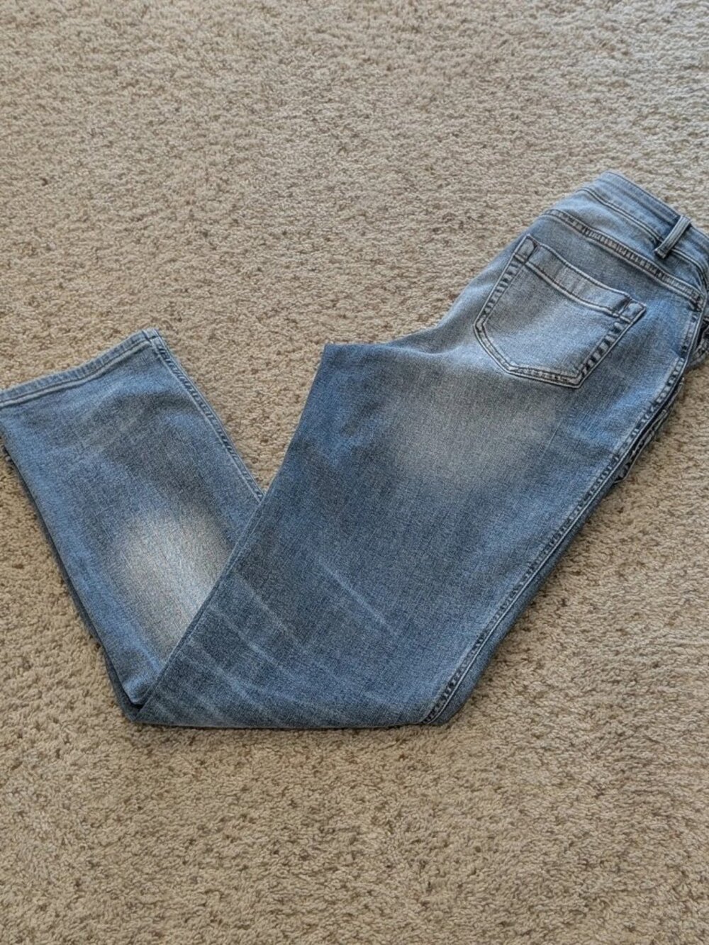 J Jill Denim Curvy High Rise Straight Leg Ankle Blue Jeans Women's Size 10 Pants